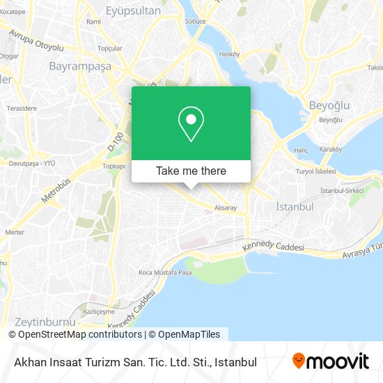 Akhan Insaat Turizm San. Tic. Ltd. Sti. map