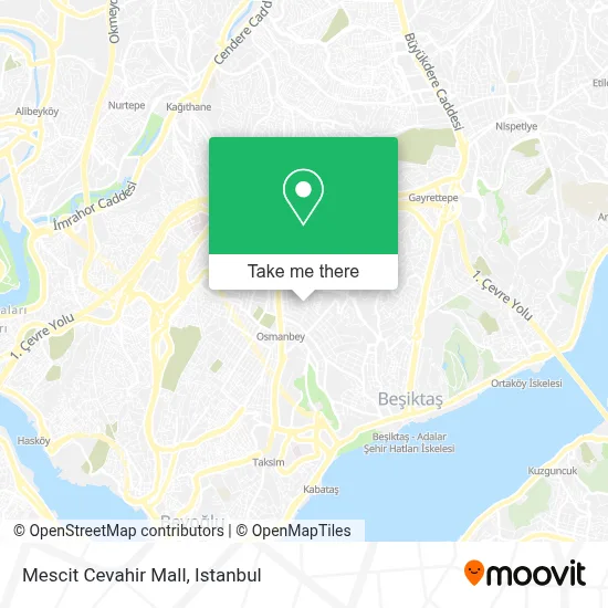 Mescit Cevahir Mall map