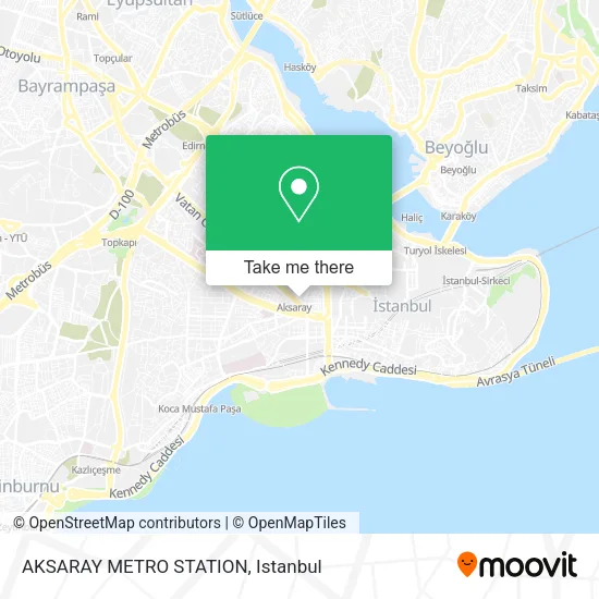 AKSARAY METRO STATION map