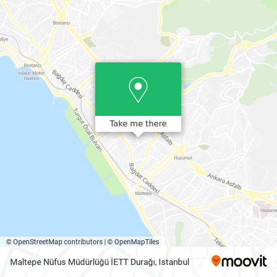 Maltepe Nüfus Müdürlüğü İETT Durağı map