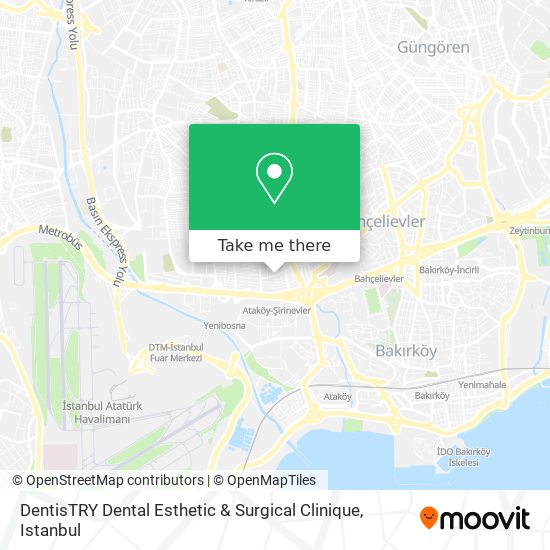 DentisTRY Dental Esthetic & Surgical Clinique map
