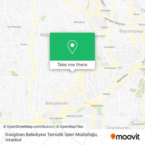 Güngören Belediyesi Temizlik İşleri Müdürlüğü map