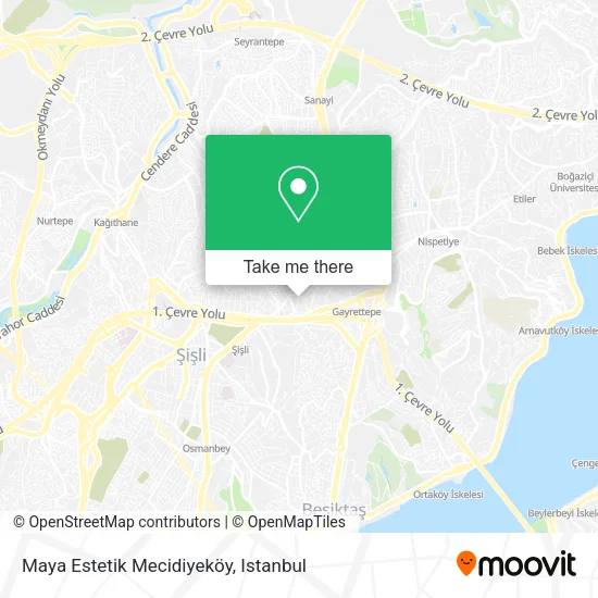 Maya Estetik Mecidiyeköy map