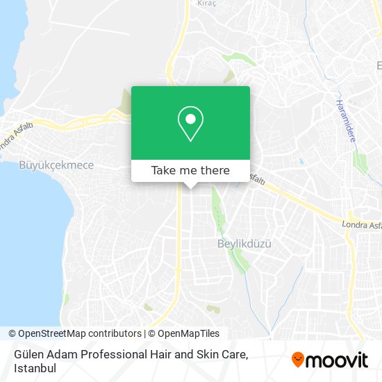 Gülen Adam Professional Hair and Skin Care map
