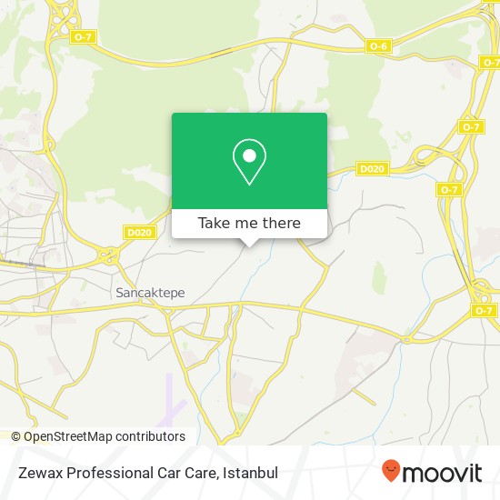 Zewax Professional Car Care map