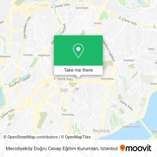 Mecidiyeköy Doğru Cevap Eğitim Kurumları map