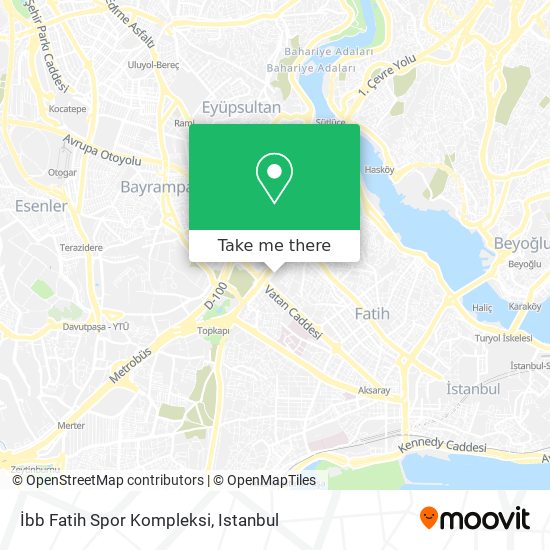 İbb Fatih Spor Kompleksi map