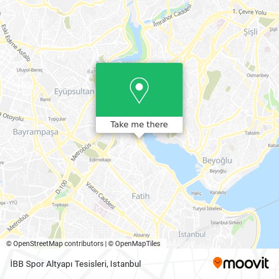 İBB Spor Altyapı Tesisleri map