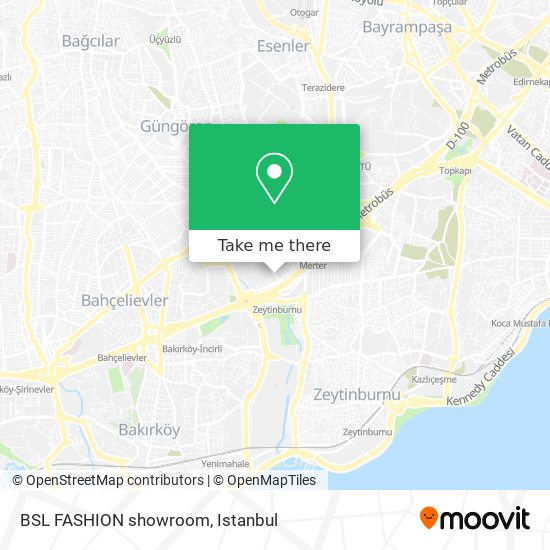 BSL FASHION showroom map