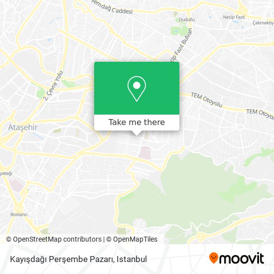 Kayışdağı Perşembe Pazarı map
