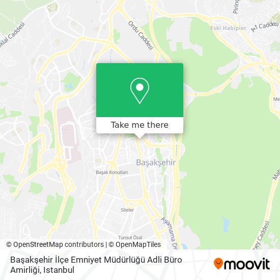 Başakşehir İlçe Emniyet Müdürlüğü Adli Büro Amirliği map