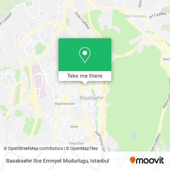 Basaksehir Ilce Emniyet Mudurlugu map