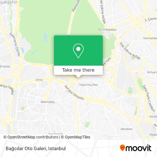 Bağcılar Oto Galeri map