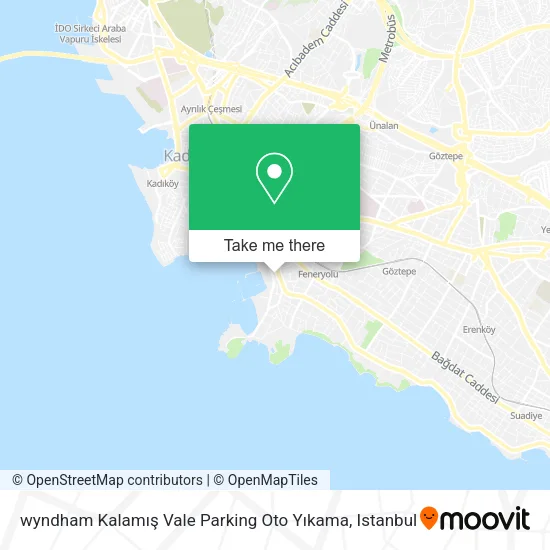 wyndham Kalamış Vale Parking Oto Yıkama map