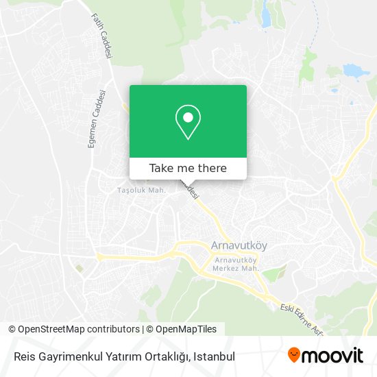 Reis Gayrimenkul Yatırım Ortaklığı map