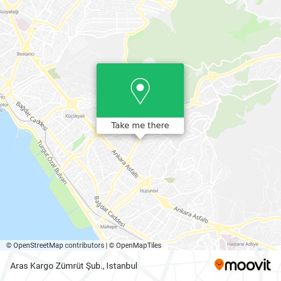 Aras Kargo Zümrüt Şub. map