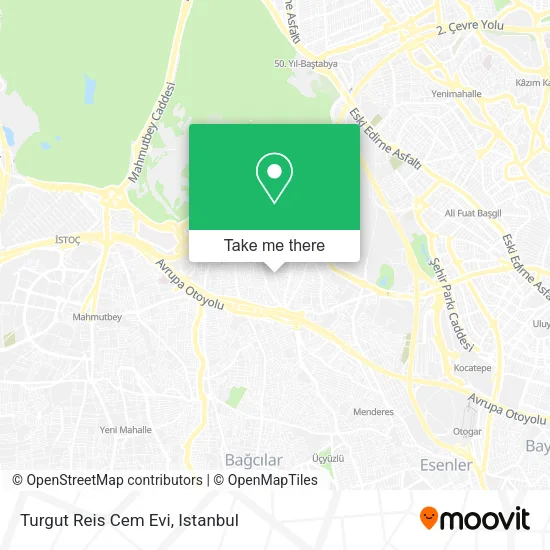 Turgut Reis Cem Evi map