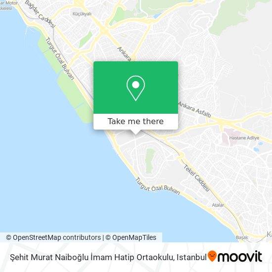 Şehit Murat Naiboğlu İmam Hatip Ortaokulu map