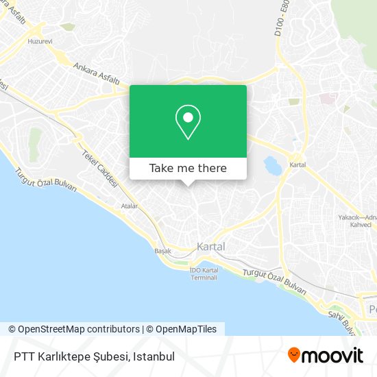 PTT Karlıktepe Şubesi map