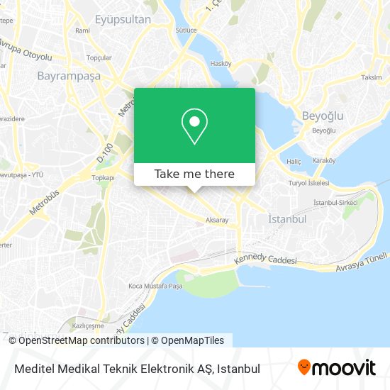 Meditel Medikal Teknik Elektronik AŞ map