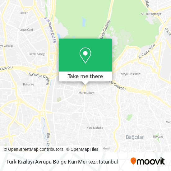 Türk Kızılayı Avrupa Bölge Kan Merkezi map