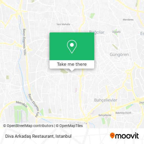 Diva Arkadaş Restaurant map
