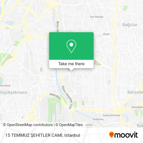 15 TEMMUZ ŞEHİTLER CAMİ map
