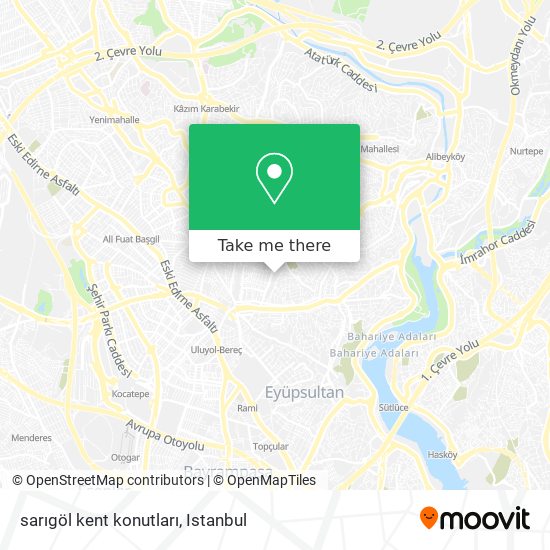 sarıgöl kent konutları map