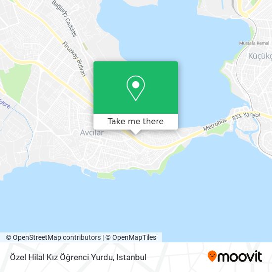 Özel Hilal Kız Öğrenci Yurdu map