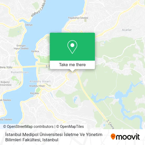 İstanbul Medipol Üniversitesi İsletme Ve Yönetim Bilimleri Fakültesi map