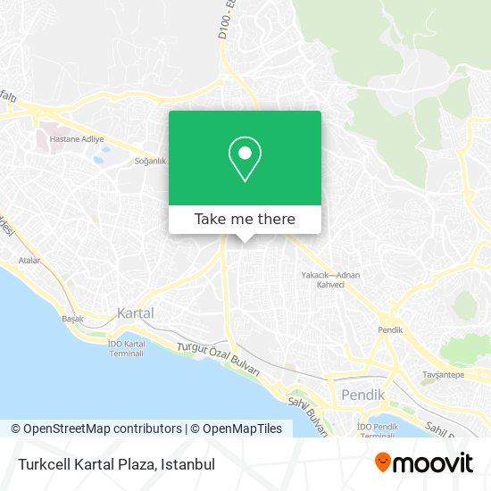 Turkcell Kartal Plaza map