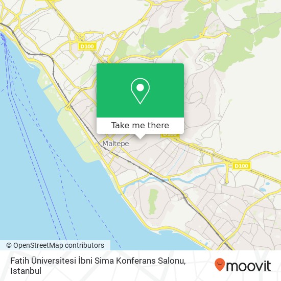 Fatih Üniversitesi İbni Sima Konferans Salonu map
