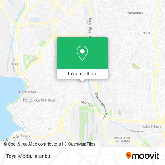 Toya Moda map