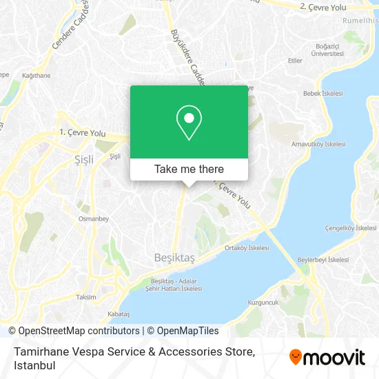 Tamirhane Vespa Service & Accessories Store map