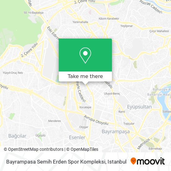 Bayrampasa Semih Erden Spor Kompleksi map