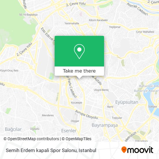 Semih Erdem kapali Spor Salonu map