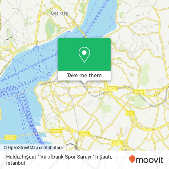 Haldız İnşaat " Vakıfbank Spor Sarayı " İnşaatı map