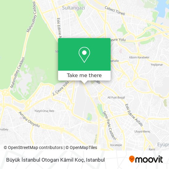 Büyük İstanbul Otogarı Kâmil Koç map