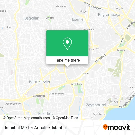 Istanbul Merter Armalife map