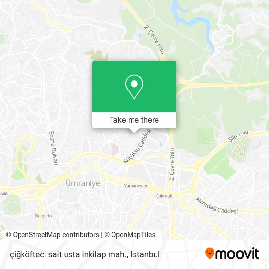 çiğköfteci sait usta inkilap mah. map