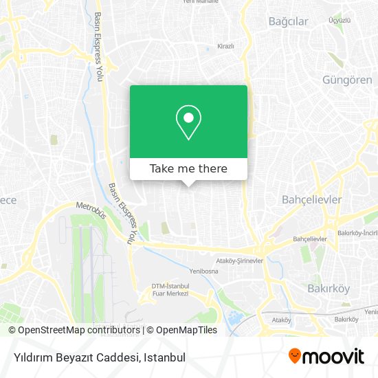Yıldırım Beyazıt Caddesi map
