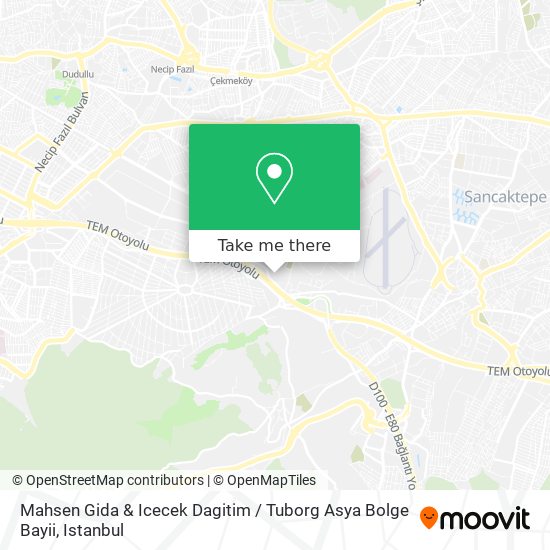 Mahsen Gida & Icecek Dagitim / Tuborg Asya Bolge Bayii map