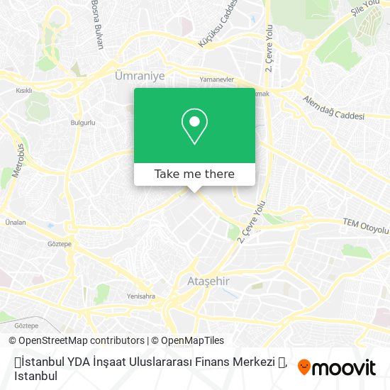 💼İstanbul YDA İnşaat Uluslararası Finans Merkezi 💼 map