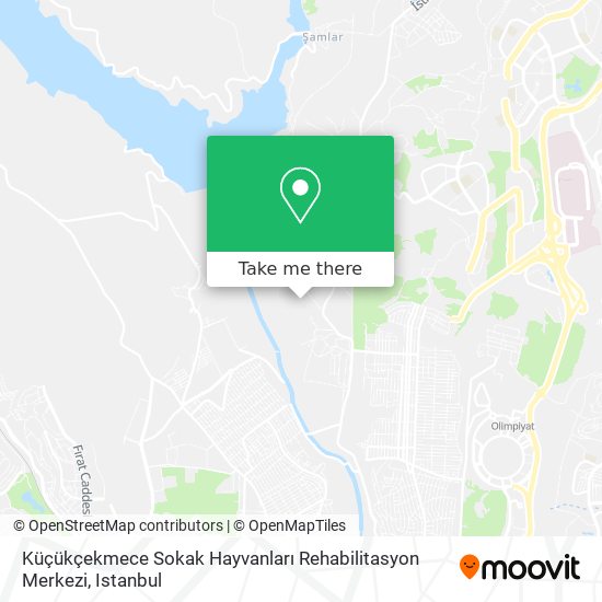 Küçükçekmece Sokak Hayvanları Rehabilitasyon Merkezi map