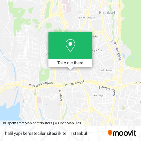 halil yapı keresteciler sitesi ikitelli map