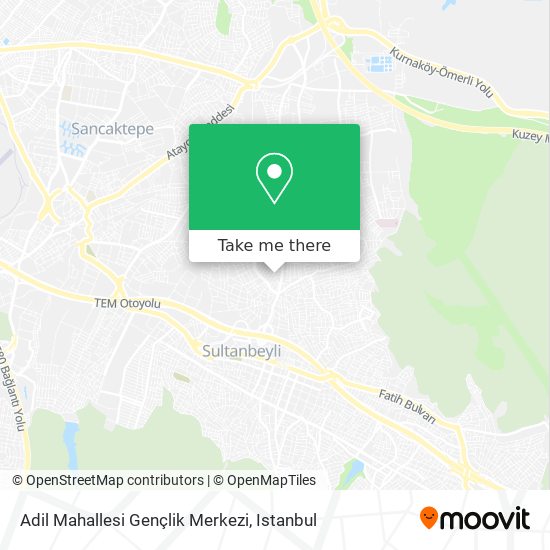 Adil Mahallesi Gençlik Merkezi map