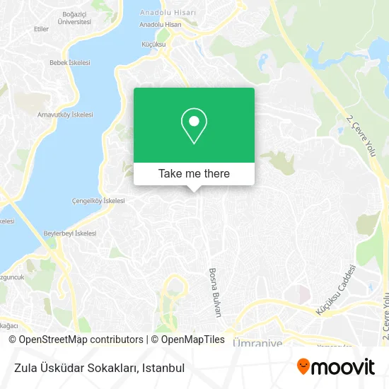 Zula Üsküdar Sokakları map