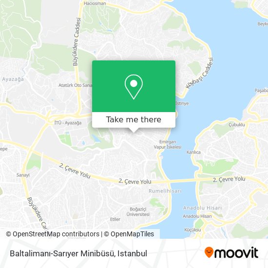 Baltalimanı-Sarıyer Minibüsü map