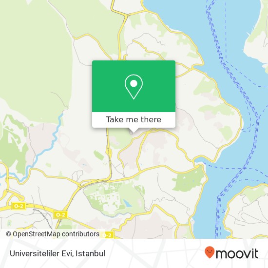 Universiteliler Evi map