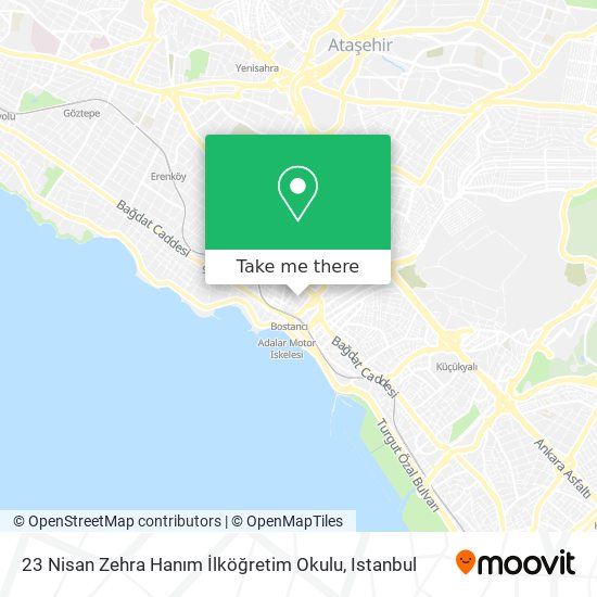 23 Nisan Zehra Hanım İlköğretim Okulu map